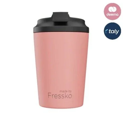 Fressko Camino 340ml / 12oz Cup - Stainless Steel - Peachy